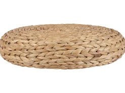 Outlet Beliani Pouf WAHOO Giacinto d'acqua Beige Beige Naturale