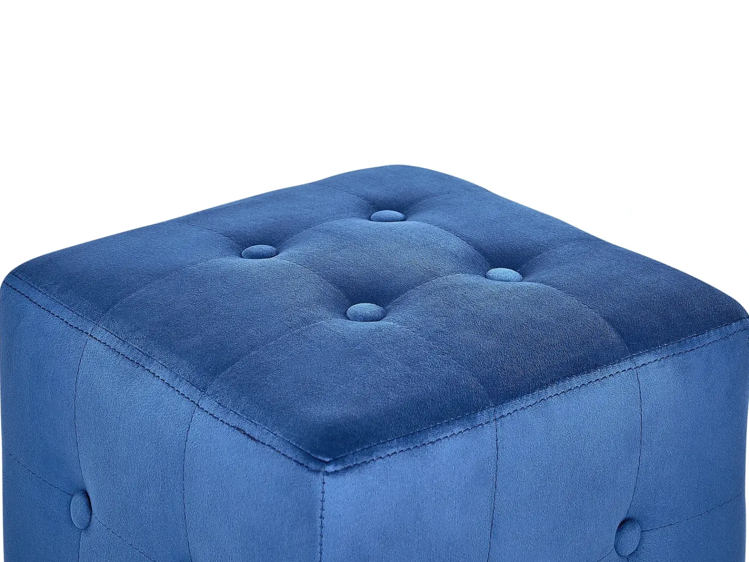 Online Beliani Pouf WISCONSIN Velluto Blu