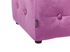 Online Beliani Pouf WISCONSIN Velluto Viola