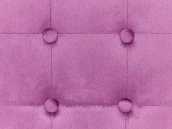 Online Beliani Pouf WISCONSIN Velluto Viola