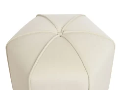 Online Beliani Pouf WISHEK Velluto chiaro Beige