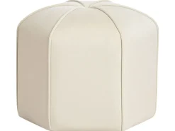 Online Beliani Pouf WISHEK Velluto chiaro Beige
