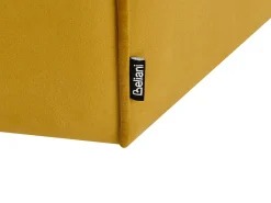 Discount Beliani Pouf WISHEK Velluto Giallo