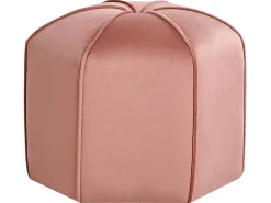 Discount Beliani Pouf WISHEK Velluto Rosa