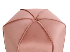 Discount Beliani Pouf WISHEK Velluto Rosa