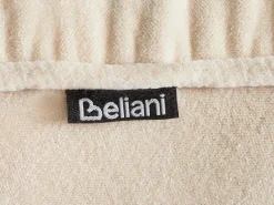 Best Beliani Pouf YULLE Velluto chiaro Beige