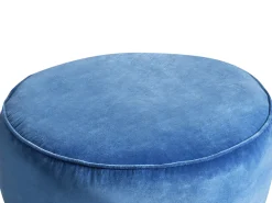 Sale Beliani Pouf YULLE Velluto Blu