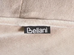 Sale Beliani Pouf YULLE Velluto chiaro Marrone