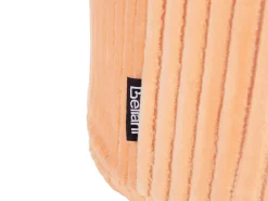 Beliani Pouf ZIKRIA Velluto pesca Rosa
