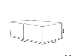 Best Beliani Protezione impermeabile CHUVA 205 cm 70 cm 35 cm Grigio