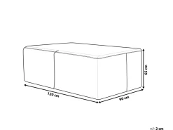 Sale Beliani Protezione impermeabile CHUVA 120 cm 90 cm 65 cm Grigio