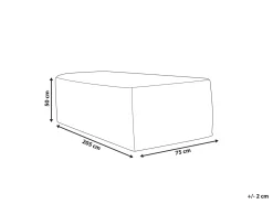 Clearance Beliani Protezione impermeabile CHUVA 205 cm 75 cm 50 cm Grigio