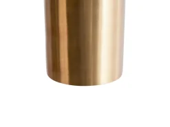 New Beliani Recipiente ALMAY Metallo Oro Bianco Oro
