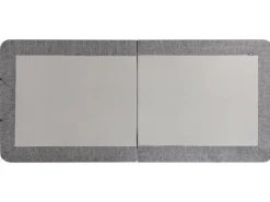 Hot Beliani Rete per letto regolabile elettricamente BRUNOY 90 x 200 cm Grigio Grigio Nero