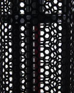 Online Beliani Riscaldatore a infrarossi da patio a piantana VEZUVIO 1500 W Nero Argento Nero