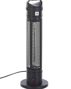 Online Beliani Riscaldatore a infrarossi da patio a piantana KRAKATOA 1000 W Nero