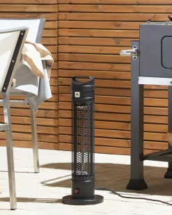 Online Beliani Riscaldatore a infrarossi da patio a piantana KRAKATOA 1000 W Nero