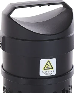 Online Beliani Riscaldatore a infrarossi da patio a piantana KRAKATOA 1000 W Nero