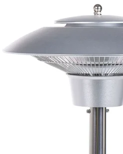 Online Beliani Riscaldatore a infrarossi da patio a piantana ASKJA 1500 W Argento