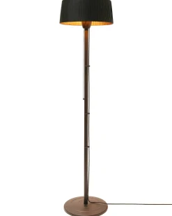 Discount Beliani Riscaldatore a infrarossi da patio a piantana VARAZZE 1500 W Nero