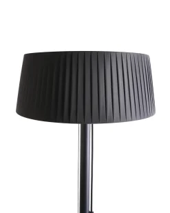 Discount Beliani Riscaldatore a infrarossi da patio a piantana VARAZZE 1500 W Nero