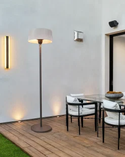 Online Beliani Riscaldatore a infrarossi da patio a piantana VARAZZE 1500 W Grigio