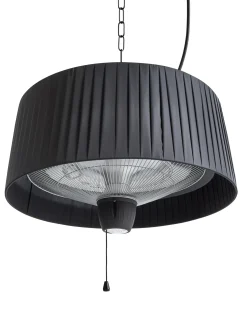 Discount Beliani Riscaldatore a infrarossi da patio sospeso ASCEA 1500 W Nero