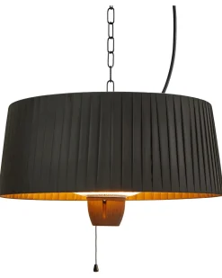 Discount Beliani Riscaldatore a infrarossi da patio sospeso ASCEA 1500 W Nero