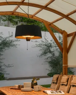 Discount Beliani Riscaldatore a infrarossi da patio sospeso ASCEA 1500 W Nero