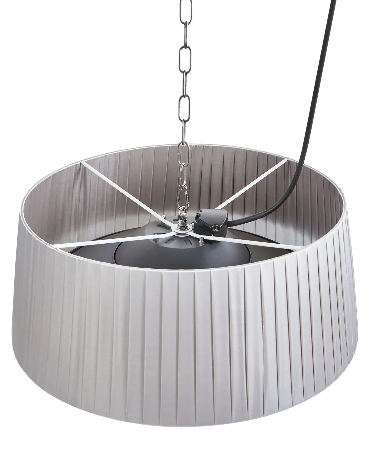 Clearance Beliani Riscaldatore a infrarossi da patio sospeso ASCEA 1500 W chiaro Grigio