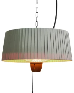 Clearance Beliani Riscaldatore a infrarossi da patio sospeso ASCEA 1500 W chiaro Grigio