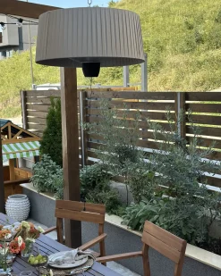 Clearance Beliani Riscaldatore a infrarossi da patio sospeso ASCEA 1500 W chiaro Grigio