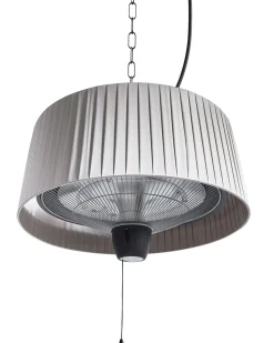 Clearance Beliani Riscaldatore a infrarossi da patio sospeso ASCEA 1500 W chiaro Grigio