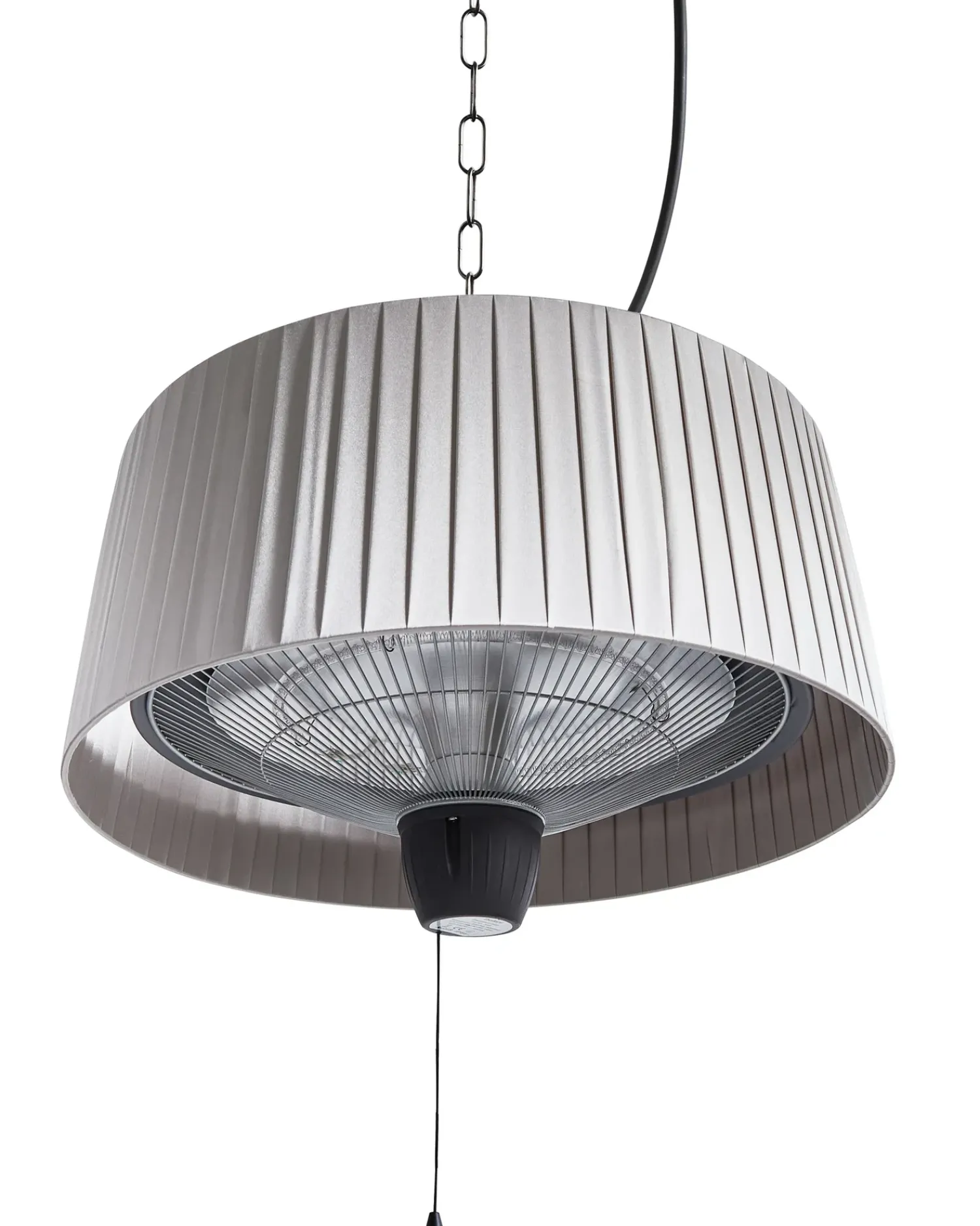 Clearance Beliani Riscaldatore a infrarossi da patio sospeso ASCEA 1500 W chiaro Grigio