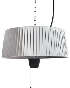 Clearance Beliani Riscaldatore a infrarossi da patio sospeso ASCEA 1500 W chiaro Grigio
