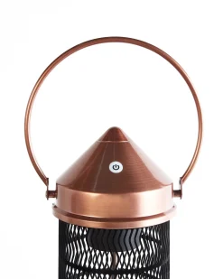 Hot Beliani Riscaldatore a infrarossi da patio a piantana LLAIMA 1800 W Rame