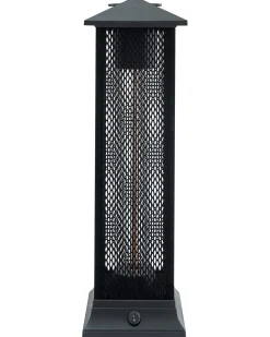 New Beliani Riscaldatore a infrarossi da patio a piantana TUNUPA 1500 W Nero