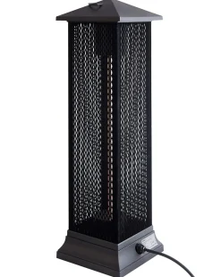 New Beliani Riscaldatore a infrarossi da patio a piantana TUNUPA 1500 W Nero