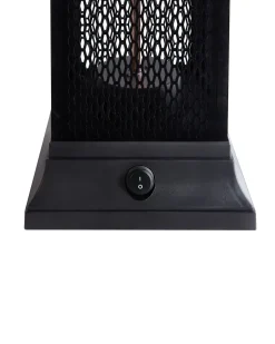 New Beliani Riscaldatore a infrarossi da patio a piantana TUNUPA 1500 W Nero