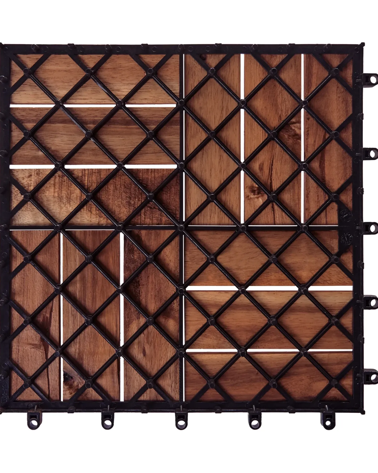 New Beliani Rivestimenti e piastrelle da esterno ACERENZA Legno di acacia certificato Marrone