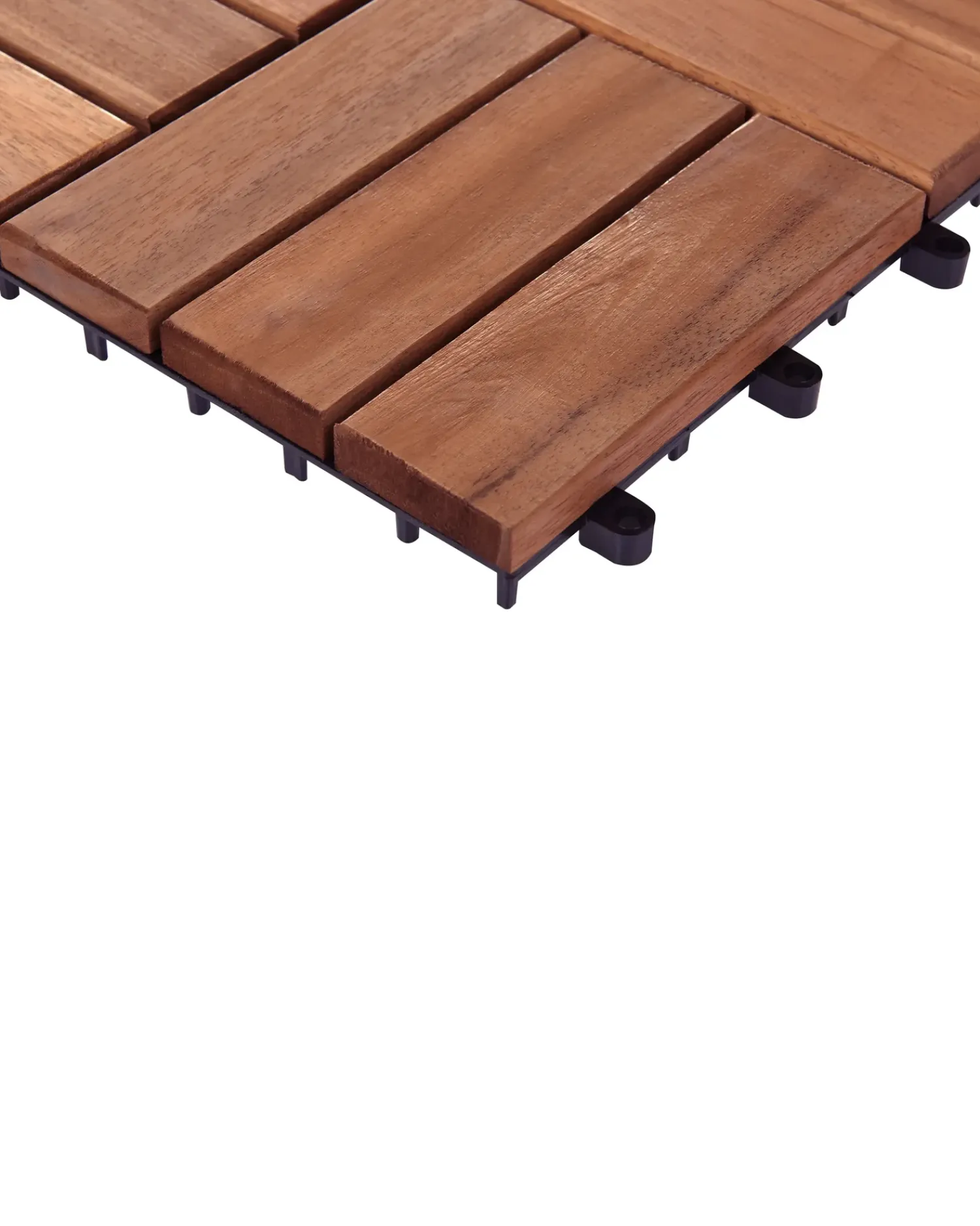 New Beliani Rivestimenti e piastrelle da esterno ACERENZA Legno di acacia certificato Marrone
