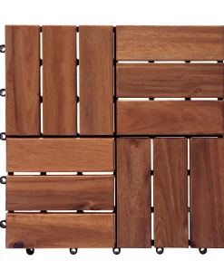 New Beliani Rivestimenti e piastrelle da esterno ACERENZA Legno di acacia certificato Marrone