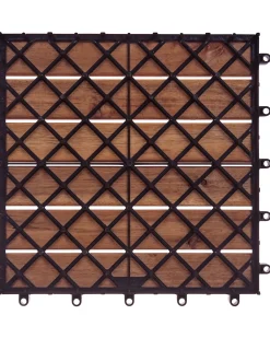 New Beliani Rivestimenti e piastrelle da esterno ACCETTURA Legno di acacia certificato Marrone