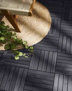 Clearance Beliani Rivestimenti e piastrelle da esterno ACCETTURA Legno di acacia certificato Grigio