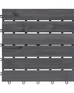 Clearance Beliani Rivestimenti e piastrelle da esterno ACCETTURA Legno di acacia certificato Grigio