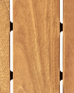 Outlet Beliani Rivestimenti e piastrelle da esterno ACERENZA Legno di acacia certificato Naturale