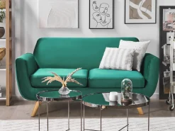 Hot Beliani BERNES Velluto Verde
