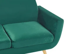 Hot Beliani BERNES Velluto Verde