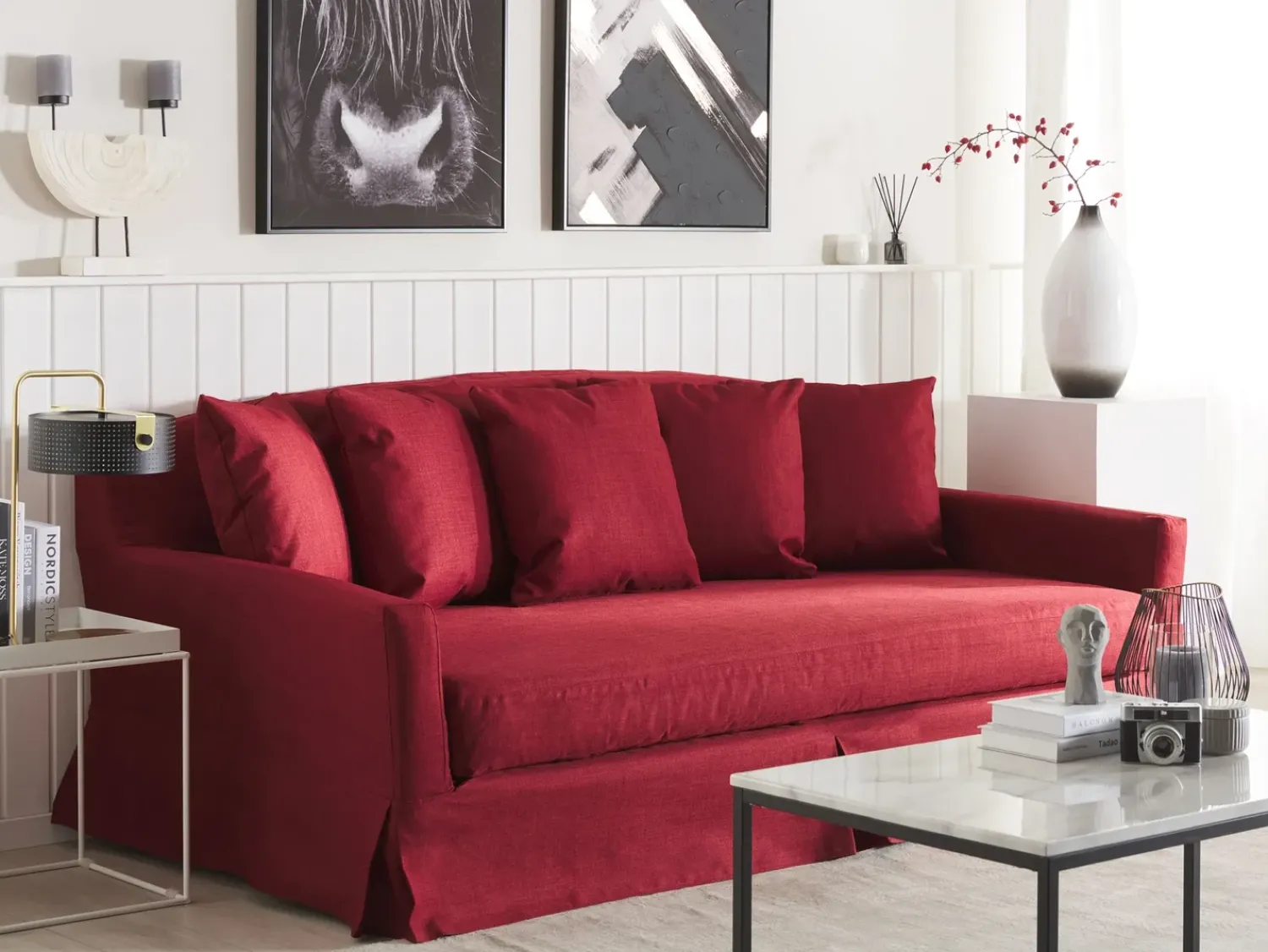 Beliani GILJA Rosso