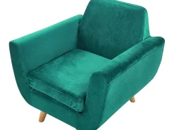 Hot Beliani BERNES Velluto Verde